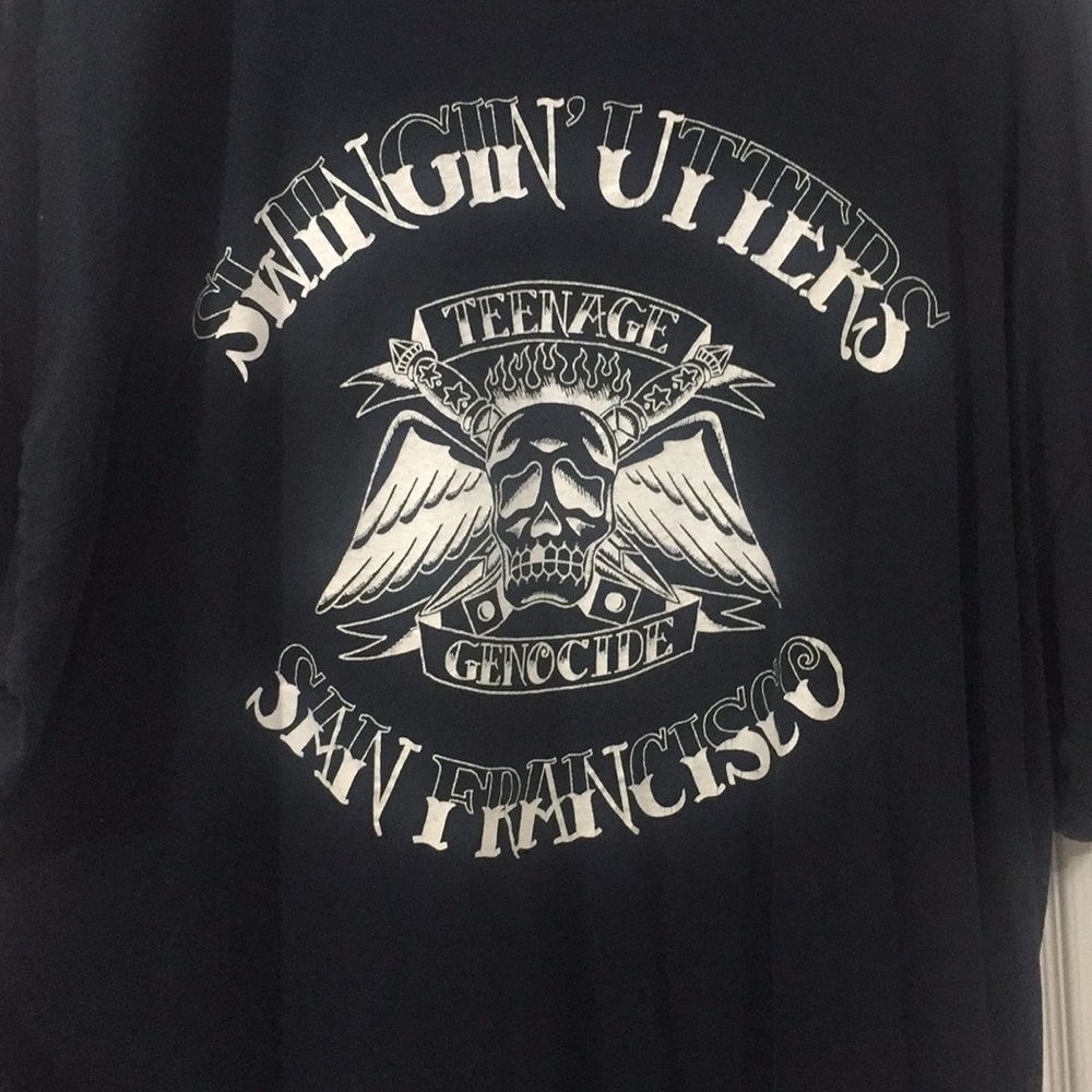 Vintage swingin’ utters punk rock band T-shirt